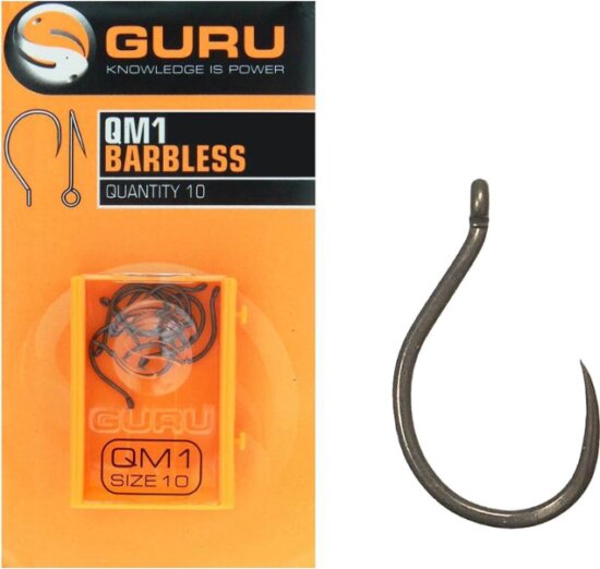 GURU QM1 Hook size 16 Barbless/Eyed