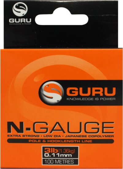 GURU N-Gauge 4 lb - 0,13mm - 100m
