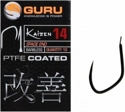 GURU Kaizen Hook Size 16 Barbless/Spade End