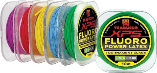 Xps Fluoro Latex 4/0.8mm 10m rakósgumi