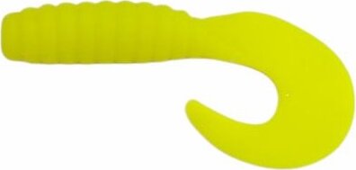 Trabucco Yummy Bait Curly Tail yellow 8db plasztik csali