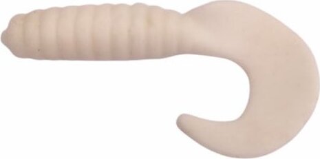 Trabucco Yummy Bait Curly Tail white 8db plasztik csali
