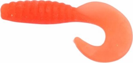 Trabucco Yummy Bait Curly Tail orange 8db plasztik csali