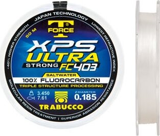 Trabucco T- Force Xps Ultra Fluorocarbon 403 Saltwater 50m 0,302mm előkezsinór