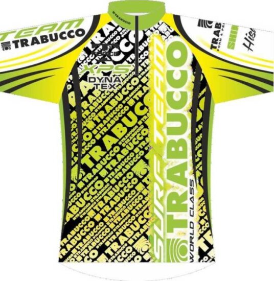 Trabucco Surf Team póló XL Zőld/sárga