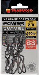 Trabucco Ss X-Strong Crane W/Coastlock Snap 10db 07 forgókapocs