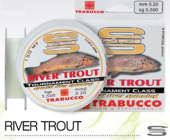 Trabucco S-Force Spin-River Trout 150m 0,25mm zsinór