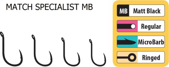 Trabucco Match Specialist - Micro Barb 10 horog 15 db