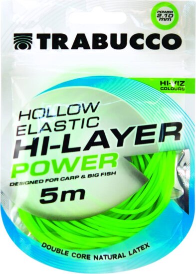 Trabucco Hi-Layer Hollow Elastic Power rakós csőgumi 2,1mm 5m