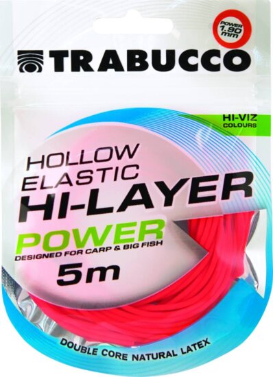 Trabucco Hi-Layer Hollow Elastic Power rakós csőgumi 1,9mm 5m