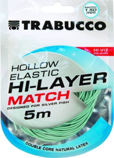 Trabucco Hi-Layer Hollow Elastic Match rakós csőgumi 1,5mm 5m