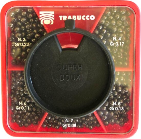 Trabucco GNT Match sörétólom készlet S/Large négyzetes 07-03 0.08-0,22g