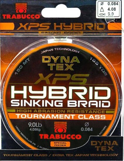 Trabucco Dyna-Tex Xps Hybrid 150m 0,104mm 10kg süllyedő fonott zsinór