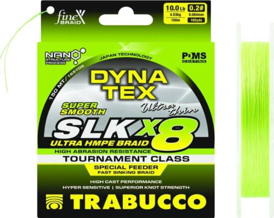 Trabucco Dyna-Tex SLK X8 Special Feeder Sinking 150m 0,084mm süllyedő fonott zsinór