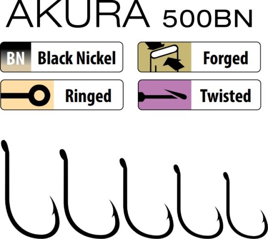 Trabucco Akura Carp Boilie 500 Bn 04 horog