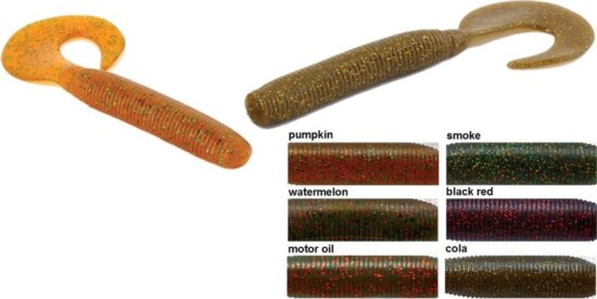 Rapture W. Fabgub 8.5cm Black&Red 10db lágygumi csali