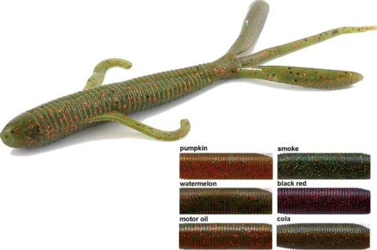 Rapture W. Crazy Lizard 12cm Watermelon 10db lágygumi csali