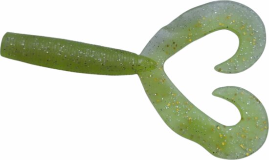 Rapture Twin Grub 9cm chartreuse ghost 10db plasztik csali