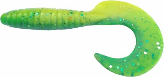 Rapture Fun Tail Grub 6.5cm green lime plasztik csali