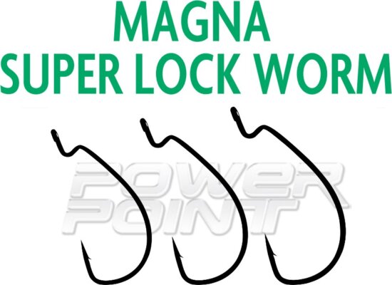 R.Magna Super Lock Worm 1/0 horog