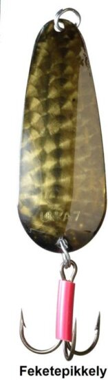 Ottó Bácsi Unka kanál villantó 7 g feketepikkely