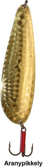 Ottó Bácsi Berek kanál villantó 20 g aranypikkelyes/goldscaled