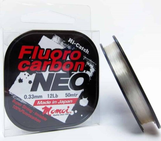 Momoi Neo Fluorocarbon 25m 0,14mm pink előkezsinór