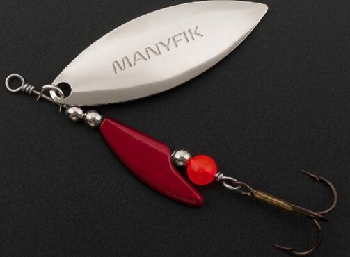 Manyfik Mobby V Vs05-2 3g Silver-Red körforgó villantó