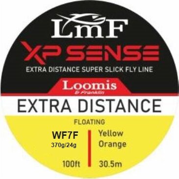 Loomis & Franklin XP Sense Extra Distance 30m legyező zsinór #7 F