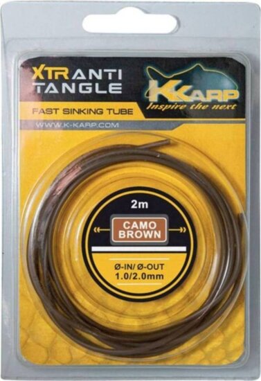 K-Karp Xtr Sinking Tube Brown 200cm 1,0-2,0mm, gubancgátló