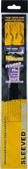 K-Karp Ready Rig Sleeved Chod 02/35lb 2db, horgos előke