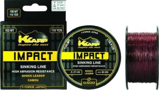 K-Karp Impact Shock Leader 100m 0,50mm zsinór