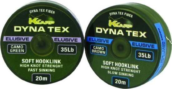 K-Karp Elusive 20m 35 lb camo barna fonott előke