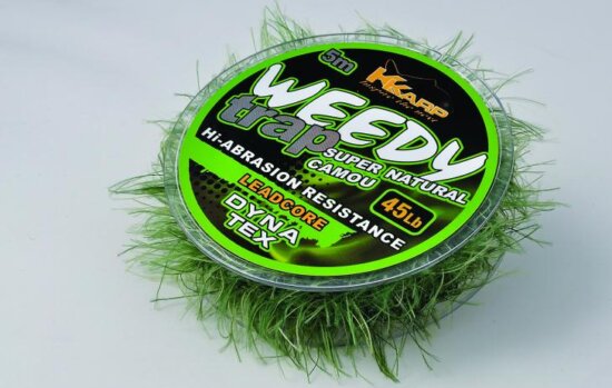 K-Karp Dyna Tex Weedy-Trap Leadcore 5m 45 lb natural előkezsinór