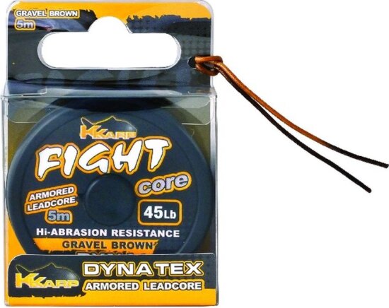K-Karp Dyna Tex Fight Core 5m 45 lb camou zöld előkezsinór