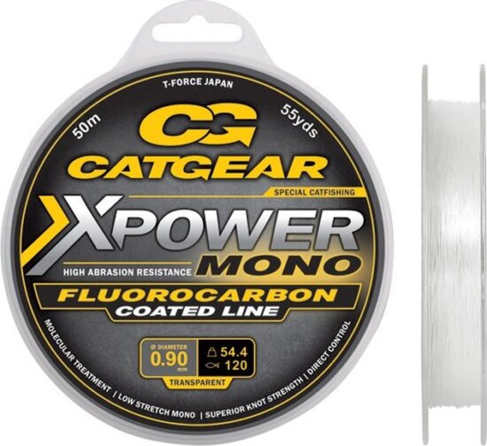 Catgear Xpower Mono Leader FC 50m 120 lb előkezsinór