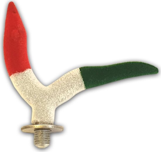 Aluflokk Af-7 Trikolor feeder bottartó fej