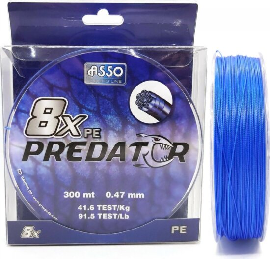 ASSO PE8X PREDATOR 300M 62,4KG