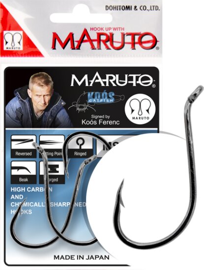 Koós Horog Ms4310Hccpptfe Beak Hooks Forged Reversed Ringed Hc Cut Point 8/0