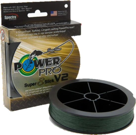 PowerPro Power Pro Super 8 Slick V2 275m 0,19mm 15kg Moss Green