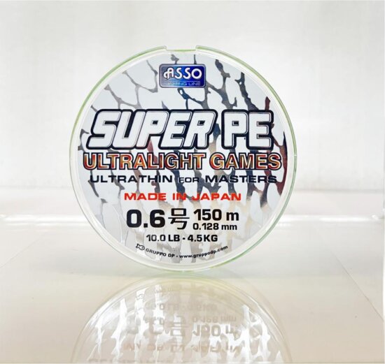 ASSO SP UL GAMES PE 4X STD 0,074 3LBS 150M
