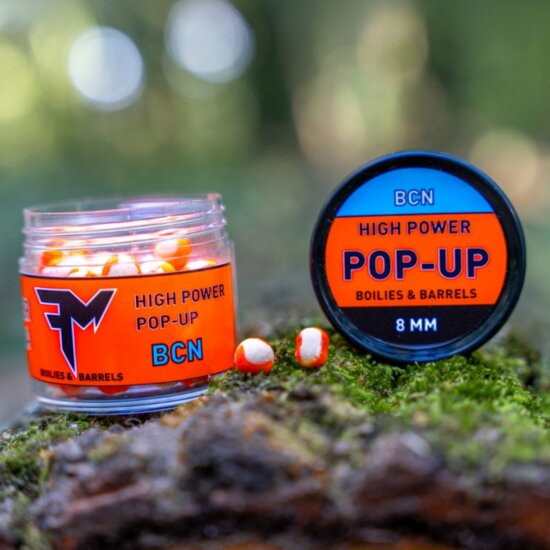 Feedermánia High Power Pop-Up Boilies & Barrels 8 mm Bcn