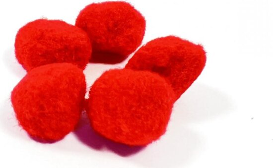 SILSTAR DIP-ES GYAPJÚ GOLYÓ 5DB/CS PIROS