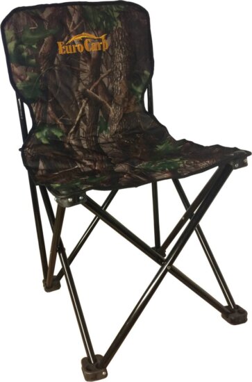 Ec Támlás, terepmintás horgász szék - nagy, erősített fémvázzal (Ec-737 Ec-1200)