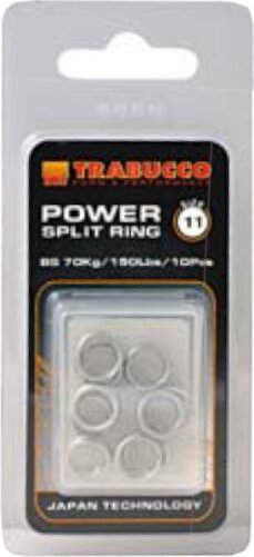Trabucco Power Split Ring 11mm, kulcskarika 10 db/csg