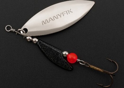 Manyfik MOBBY V VS01-2 3g silver-black körforgó villantó