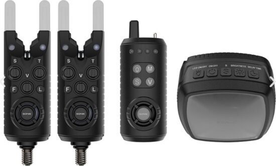 Sonik Gizmo2 Bitealarms 2+1 + Bivy Lamp