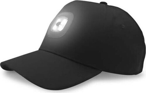 Baseball Sapka Újratölthető Led Lámpával Fekete