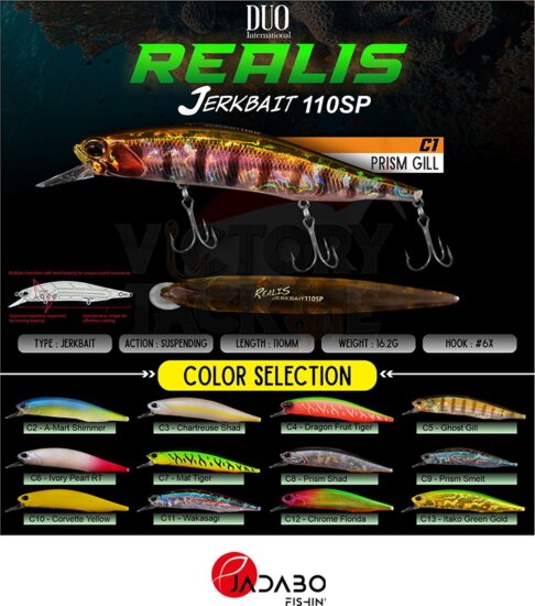 Duo Realis Jerkbait 110Sp
