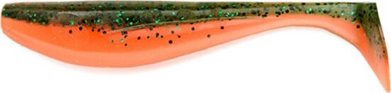 Fishup_Wizzle Shad 3" 8Pcs.205 - Watermelon/Flo Orange